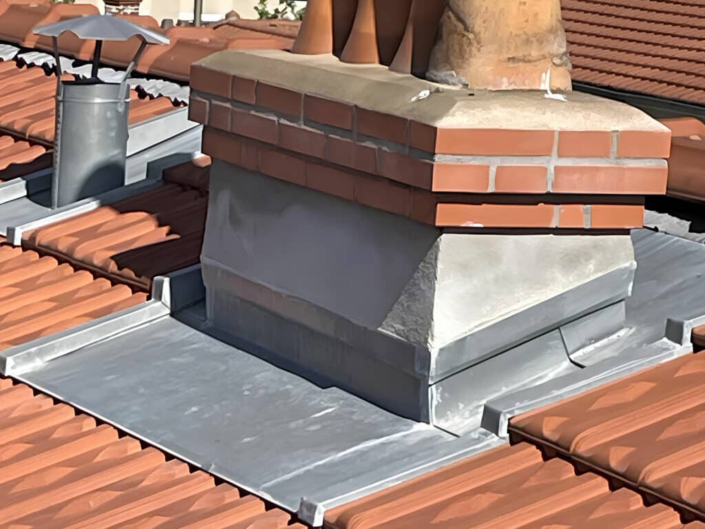 étanchéité cheminée abergement cheminée lyon couvreur Naveri Père et fils