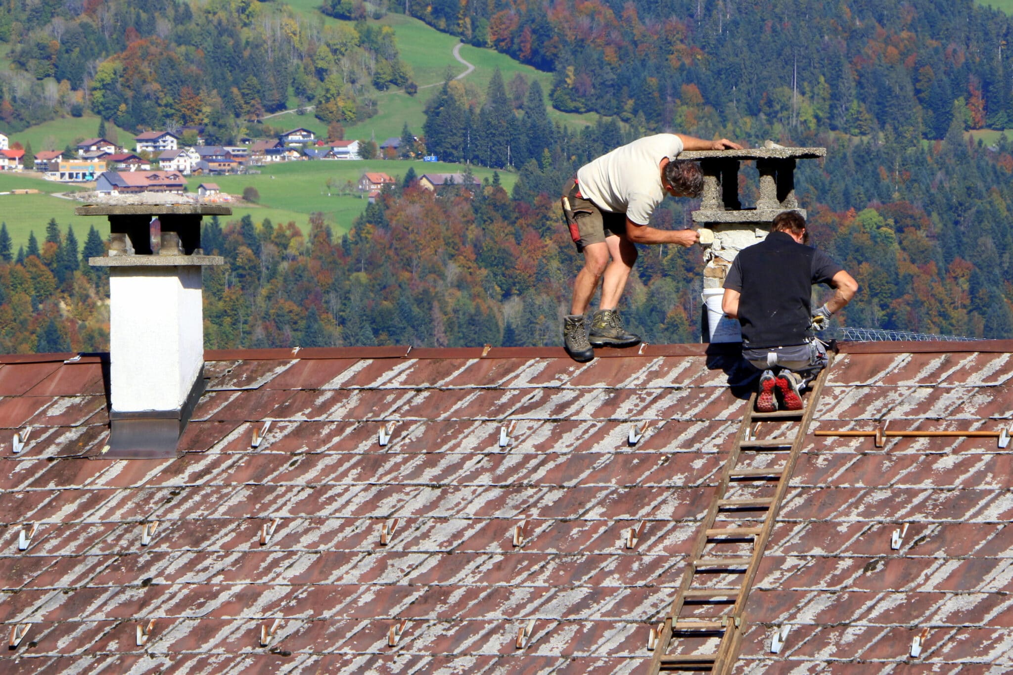 réparation cheminée toiture lyon 69