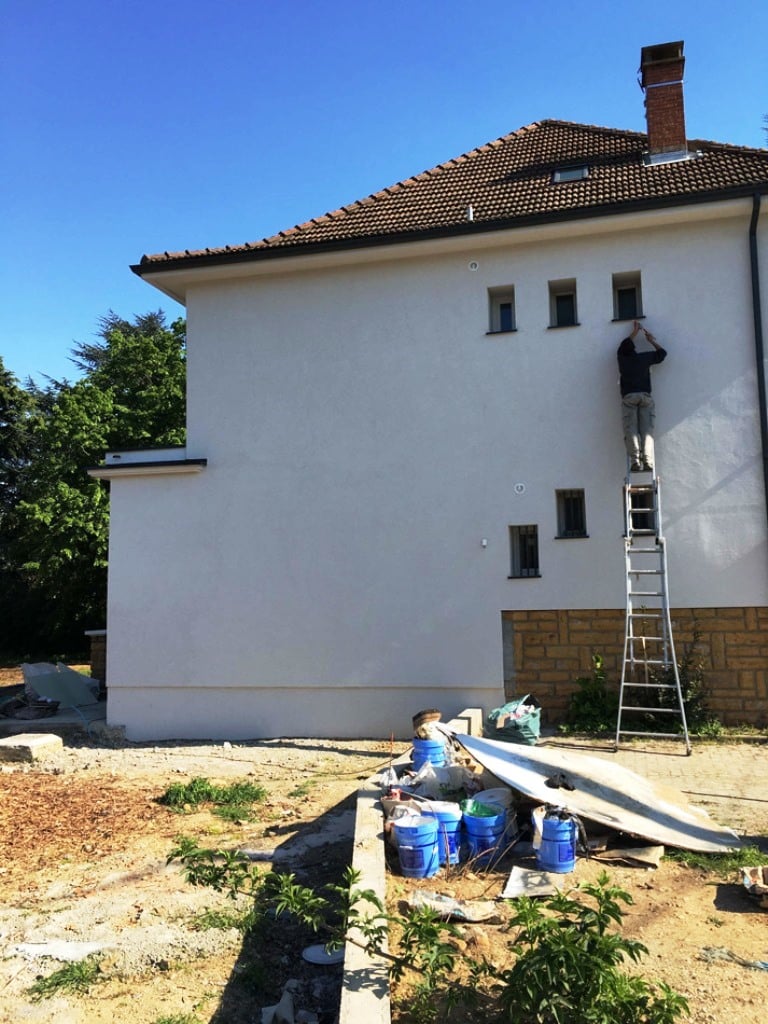 Isolation facade rhone alpes couvreur Naveri Pere et fils