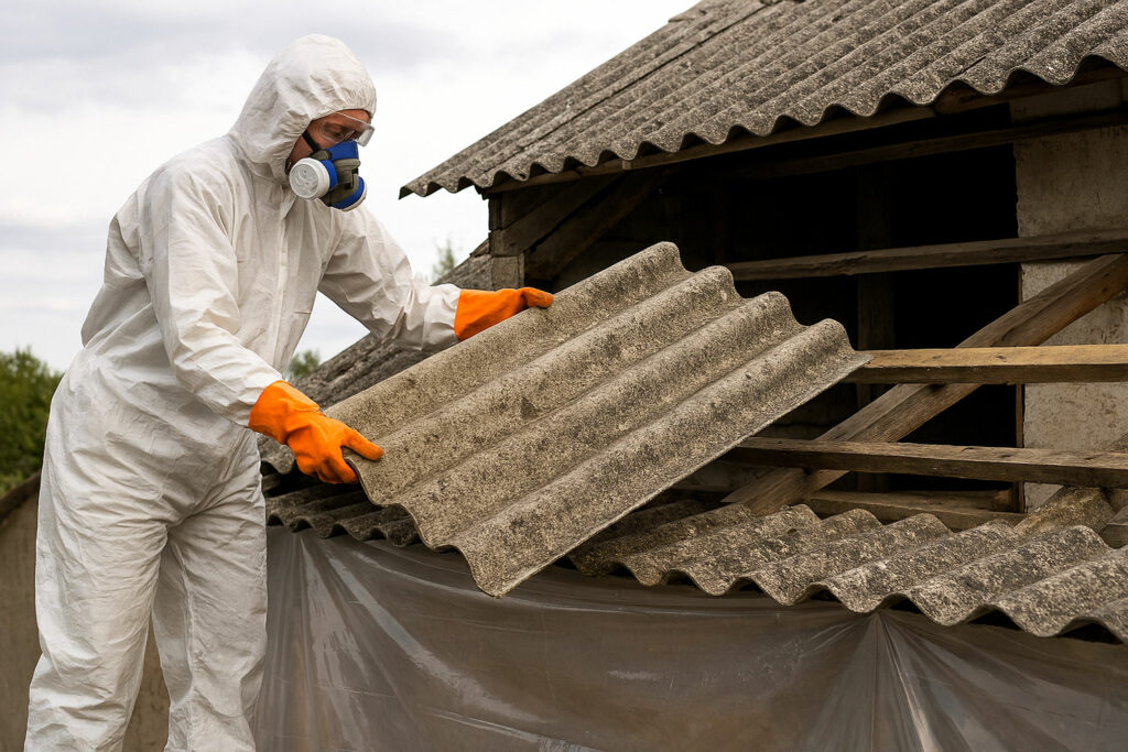 désamiantage toiture lyon couvreur Naveri Père et fils